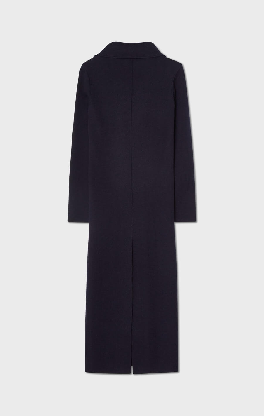 Capri Long Knitted Wool Coat Marine