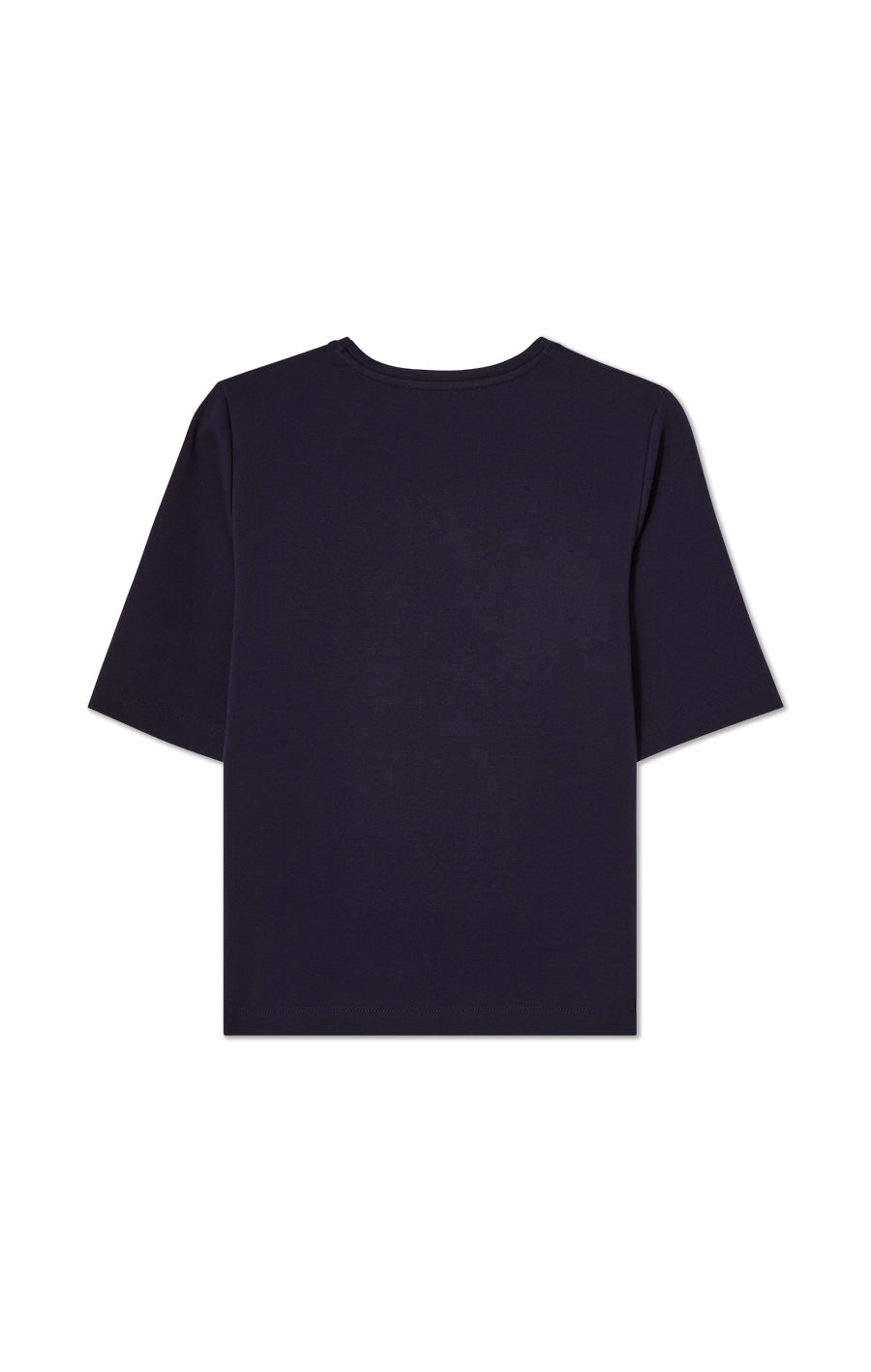 Hanna Broderad T-shirt Mörkblå