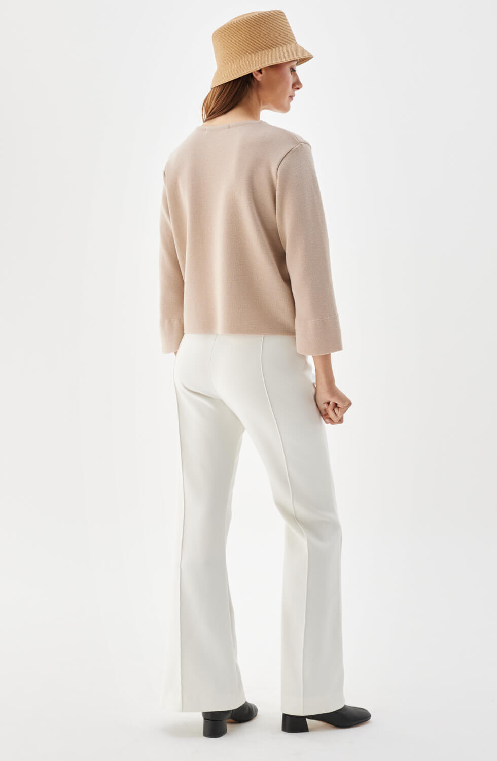 Lisa Short Wool Jacket Fudge