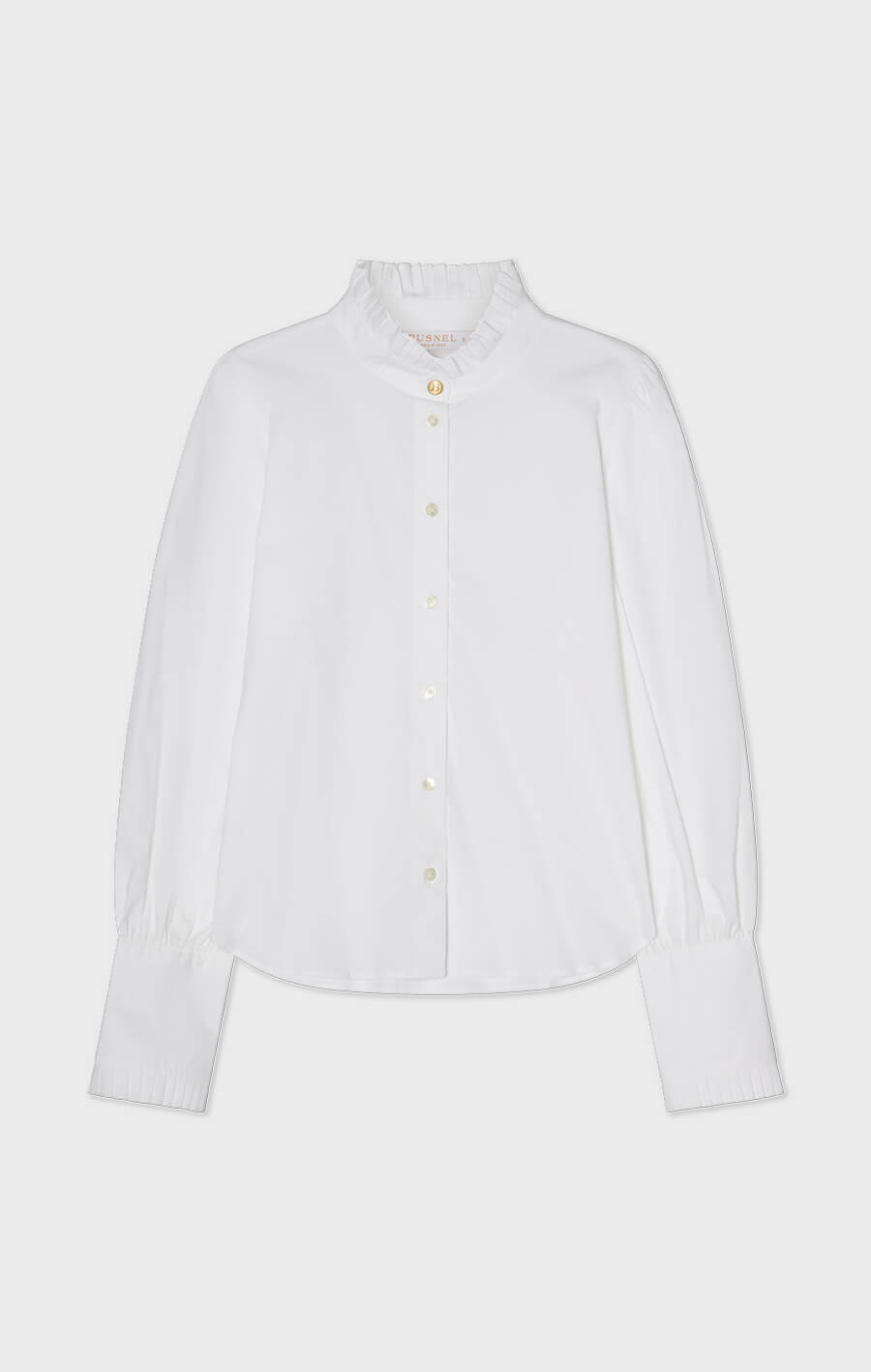 Maira Plissé Blouse White