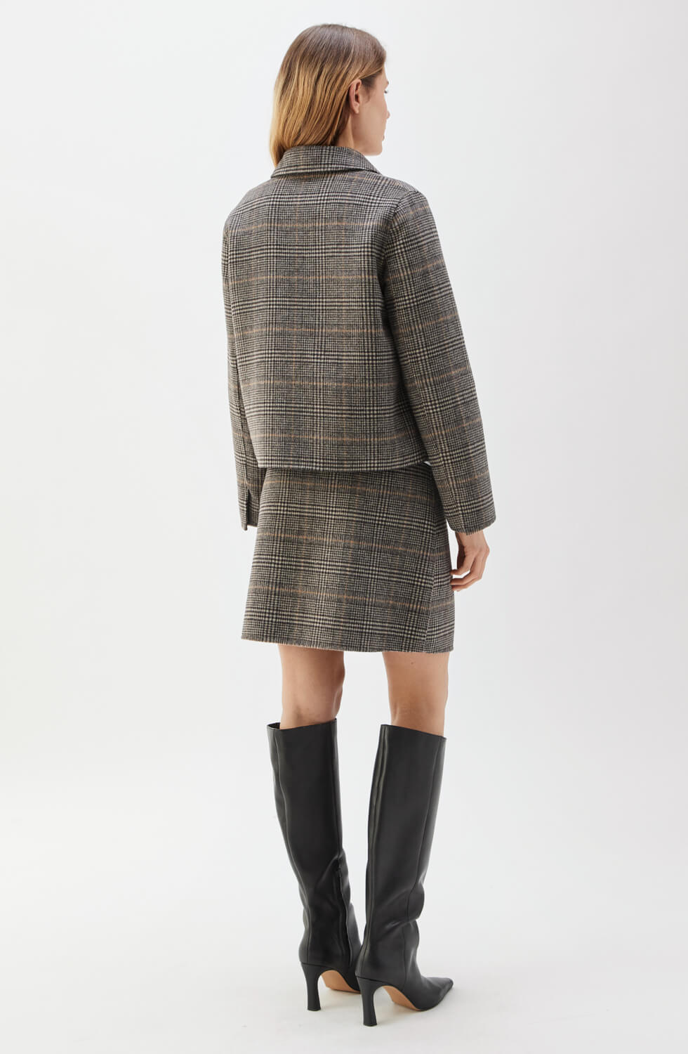 Mathilde Checked Jacket Antracite Check