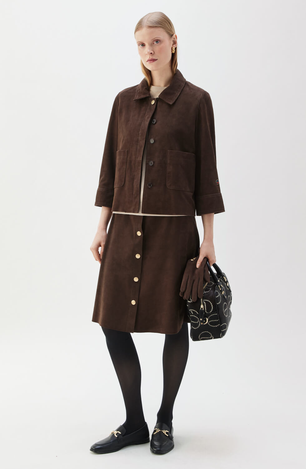 Miller Suede Jacket Espresso