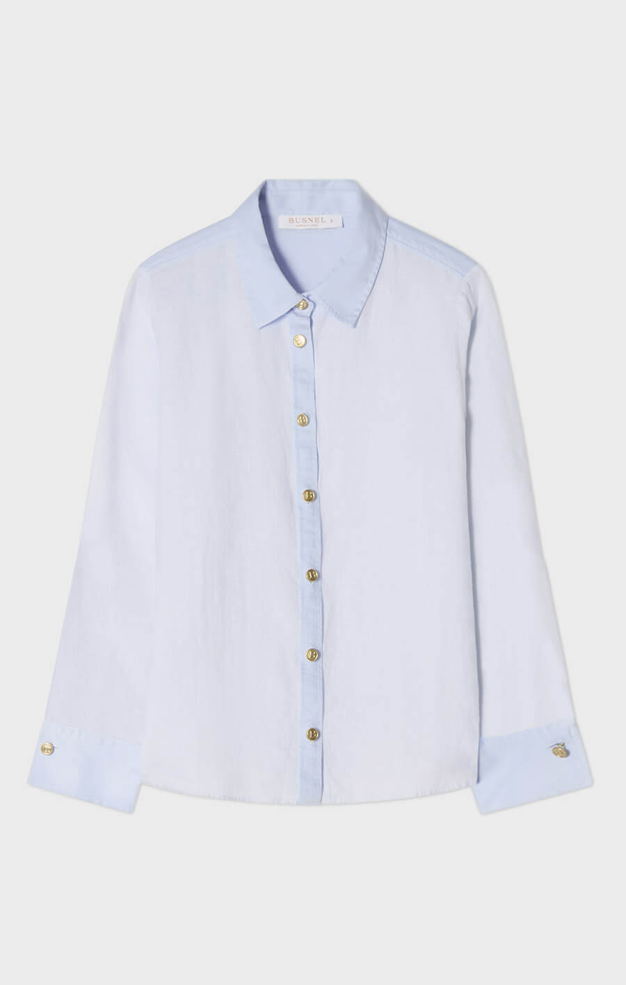 Nenne Linen Shirt Ice Blue