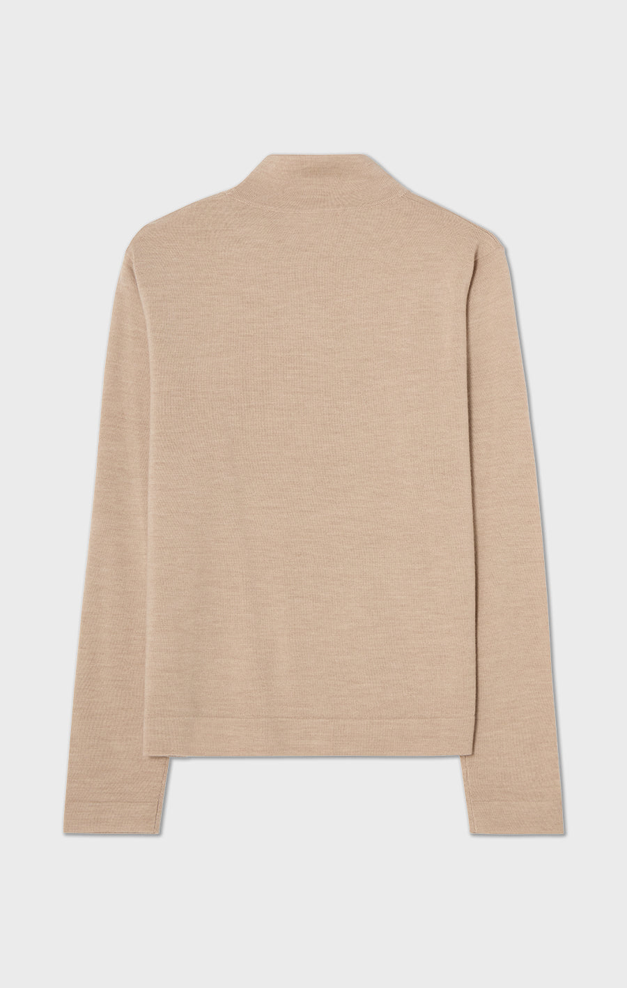 Odette polotröja i merinoull Beige