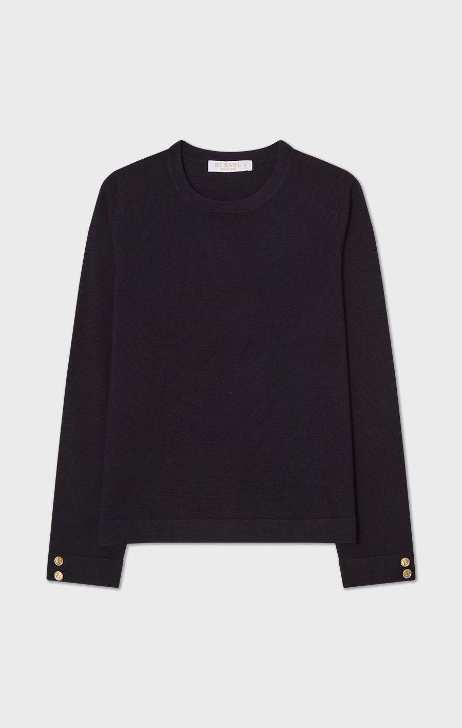 Paisley Knitted Merino Wool top Marine