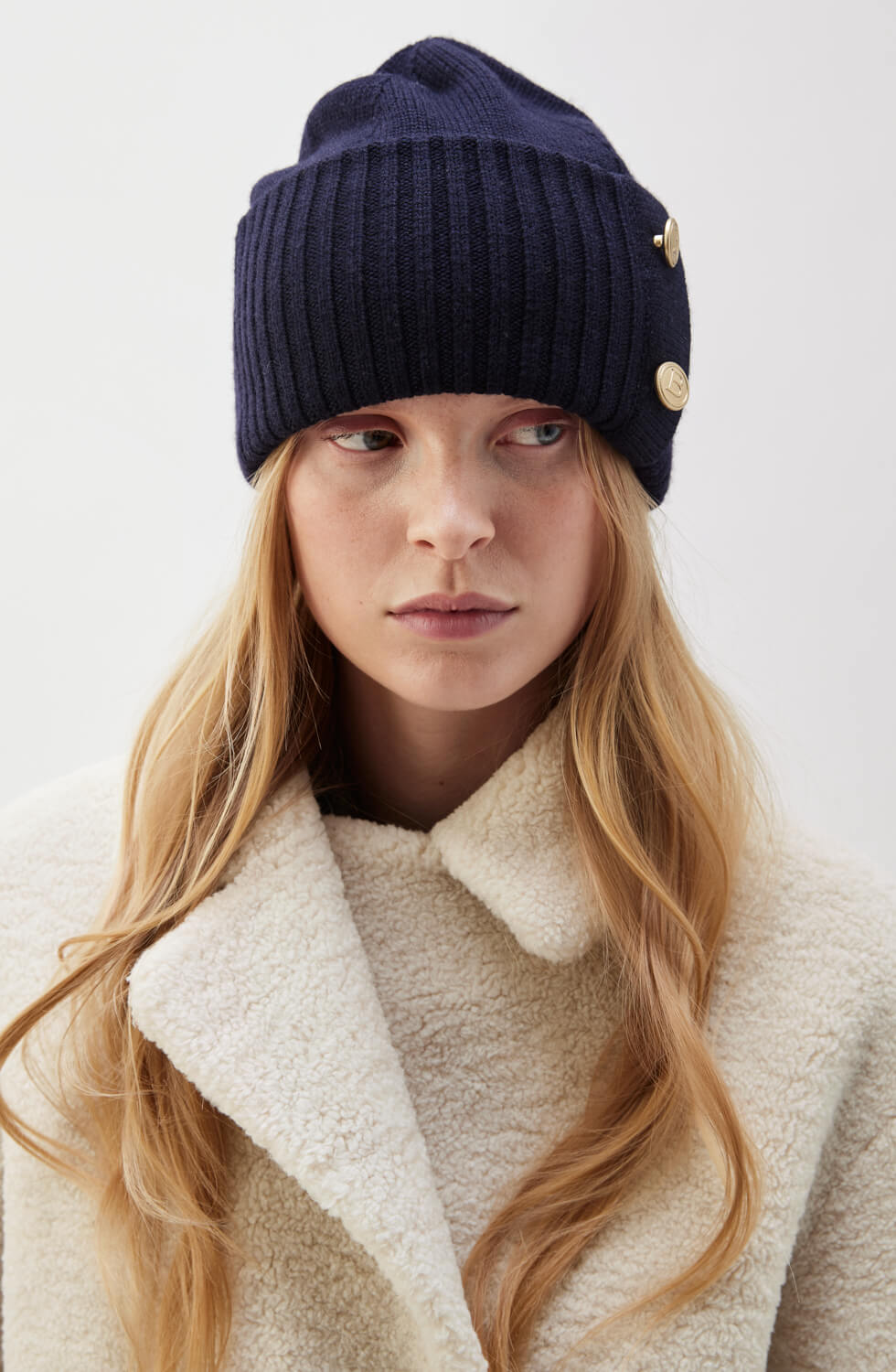 Roya Beanie Marine