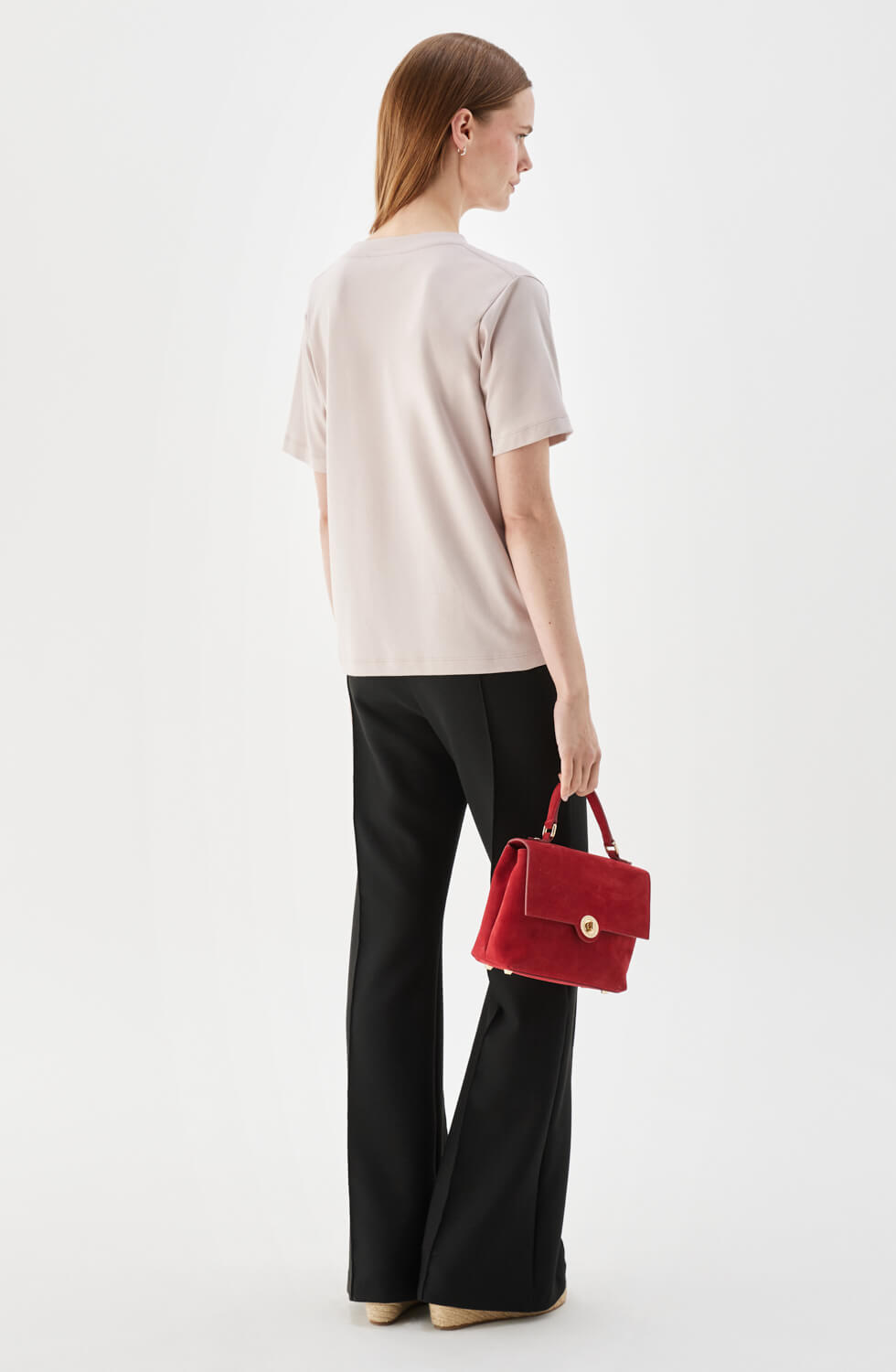 Tessa Cotton T-shirt Light Rose