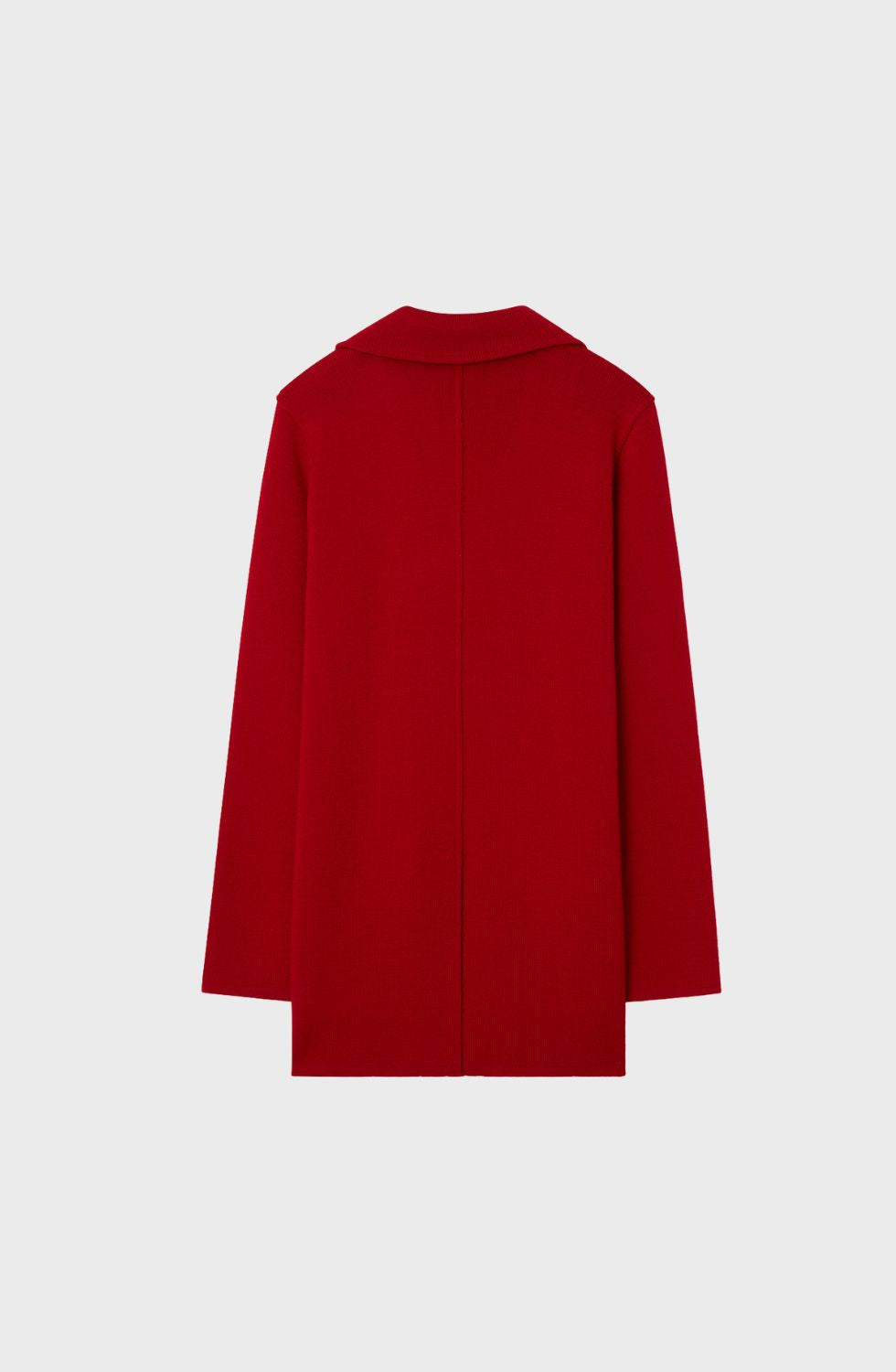 Victoria Knitted Wool Jacket Red