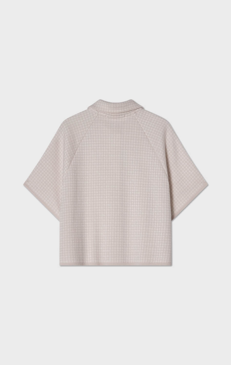 Amelie Cape Pepita Check Light rose
