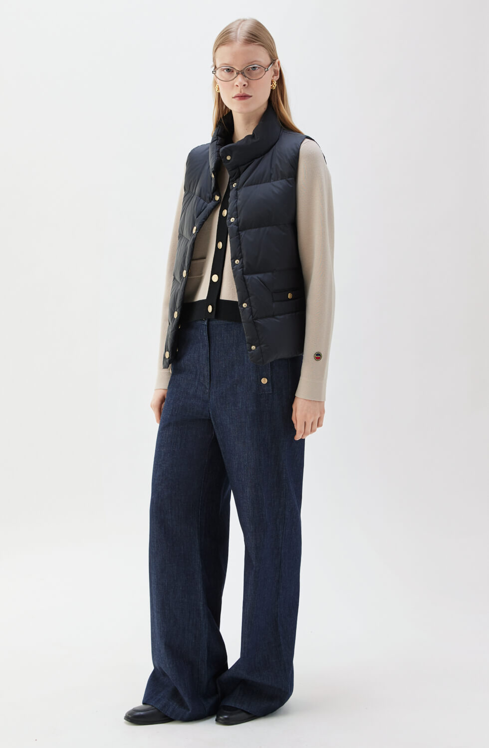 Amy Down Vest Black