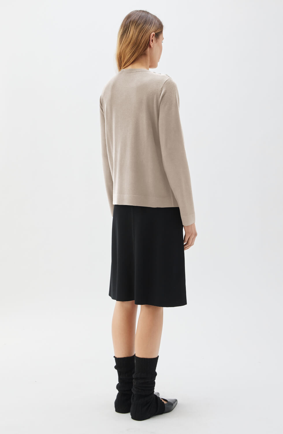 Annika Tröja Ljusbeige