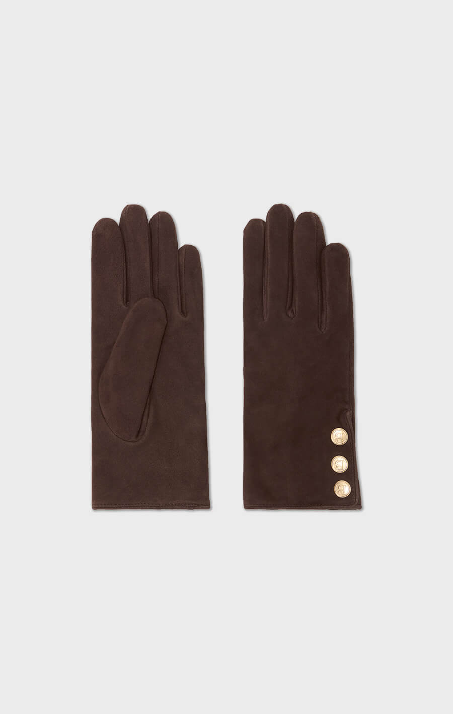 Cara Suede Gloves Espresso