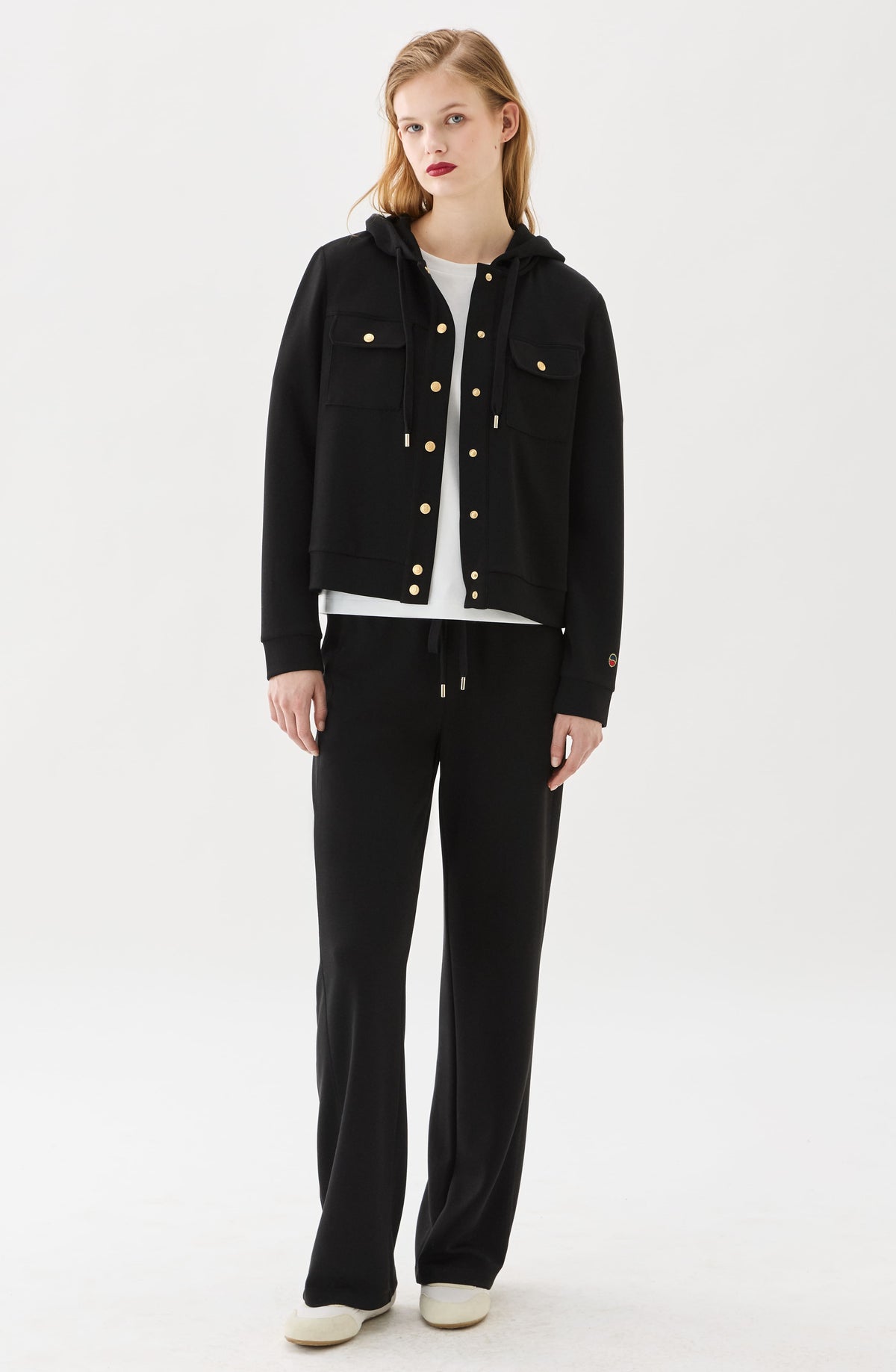 Carmen Hoodie Loungewear Jacket Black