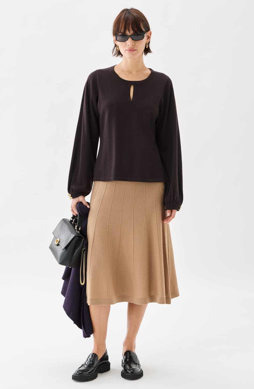 Esme topp brun