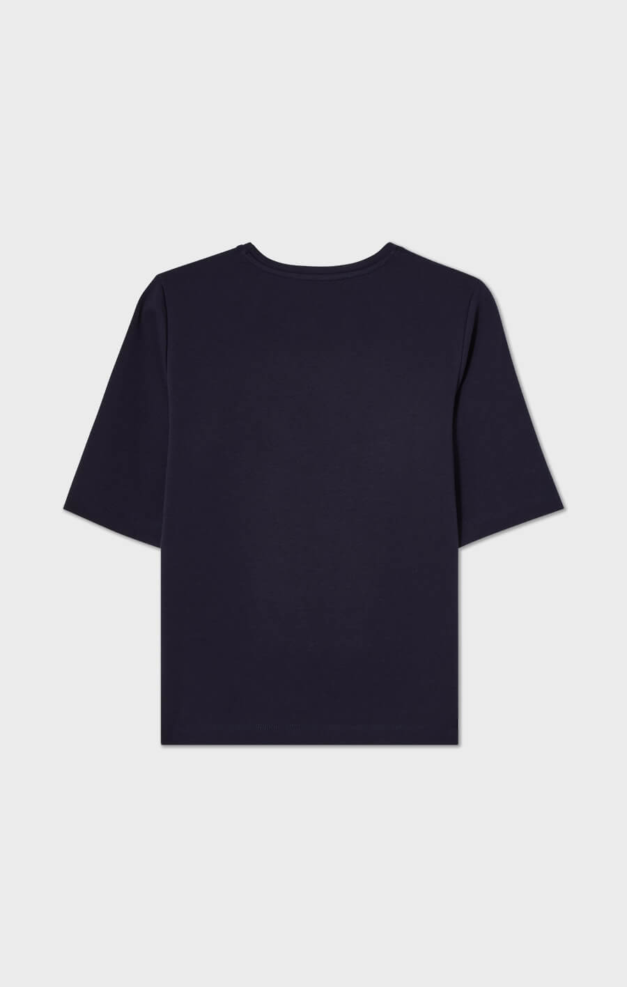Hanna Broderad T-shirt Mörkblå