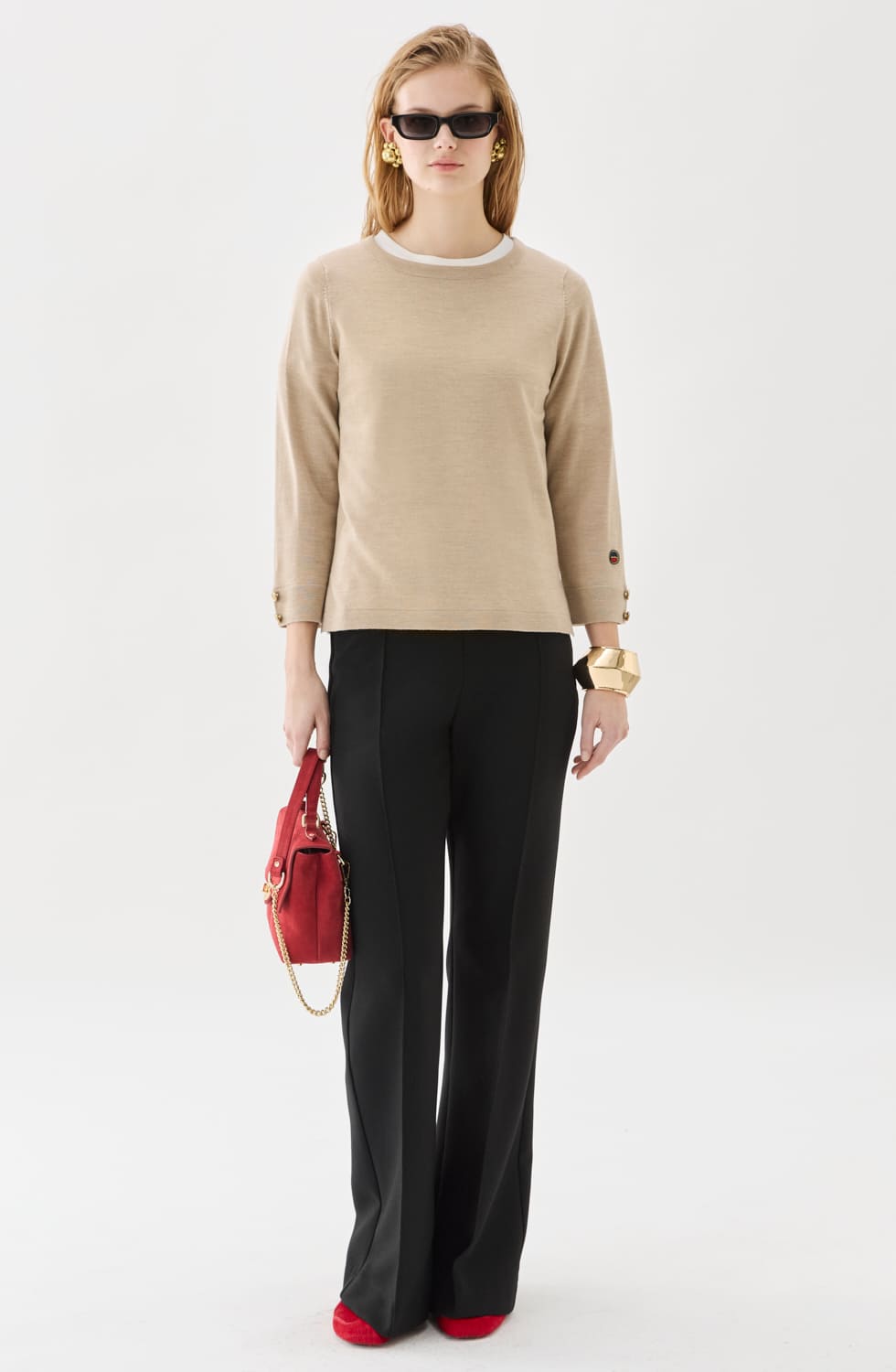 Helle topp beige