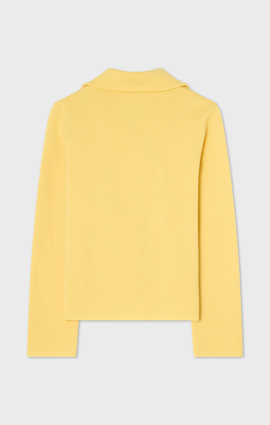 Indra Knitted Wool Jacket Royal Yellow