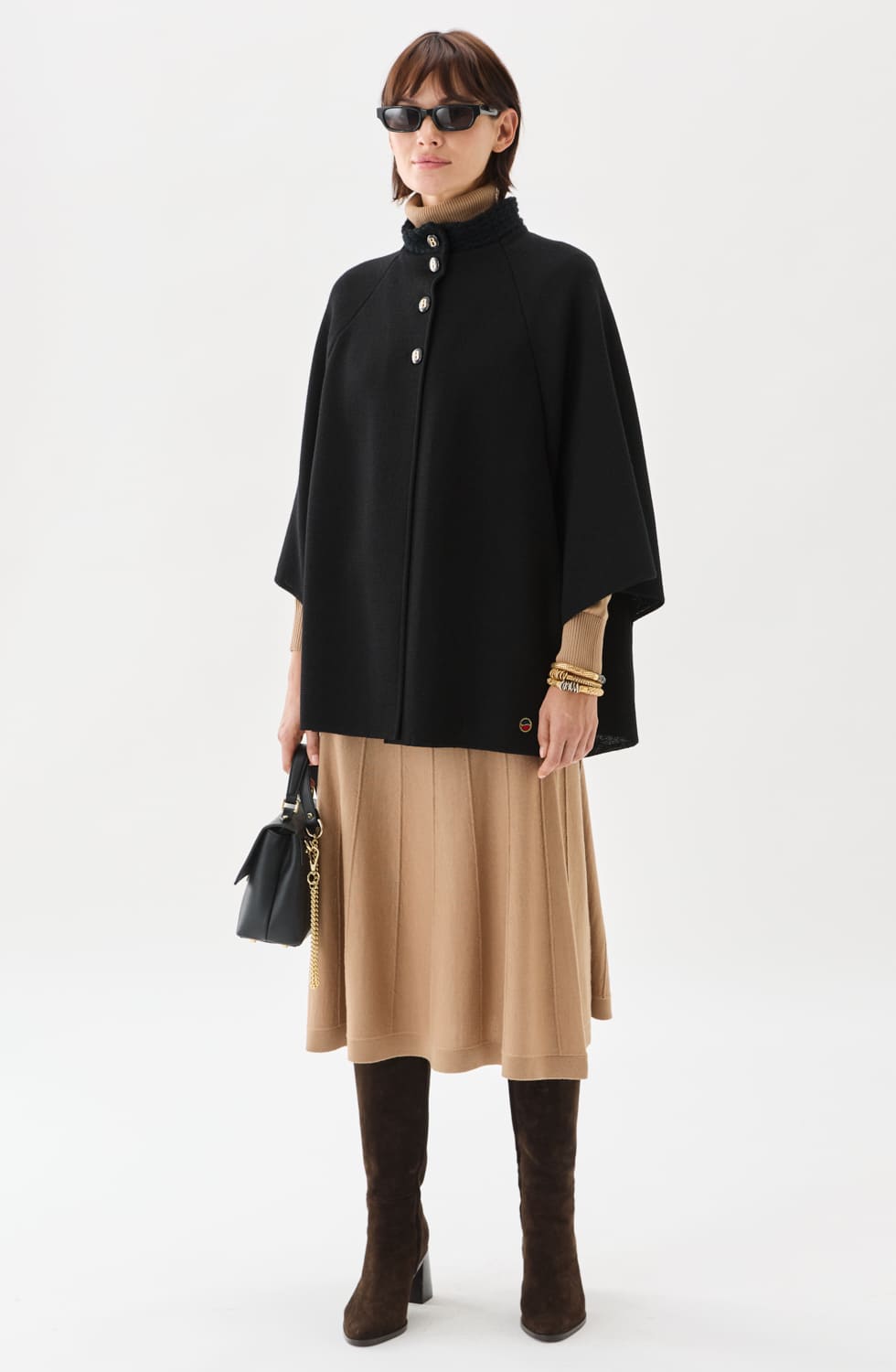 Lucine cape svart