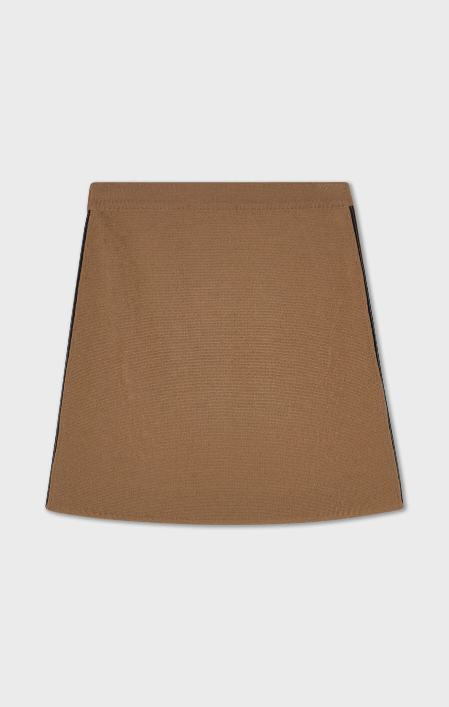 Minette Piped Skirt Salty Caramel/Black