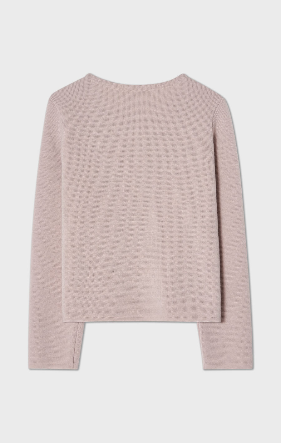 Macey Knitted Wool Jacket Light Rose