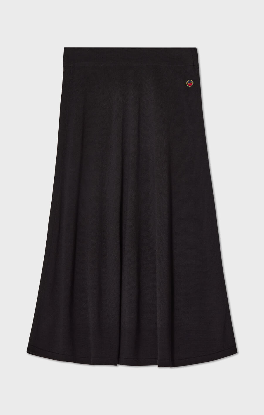 Maja Knitted Wool Skirt Black