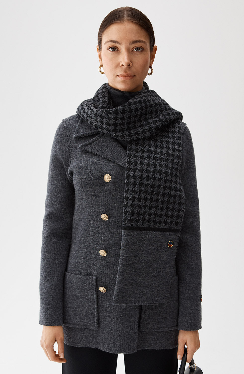 Marja Scarf Black/Antracite