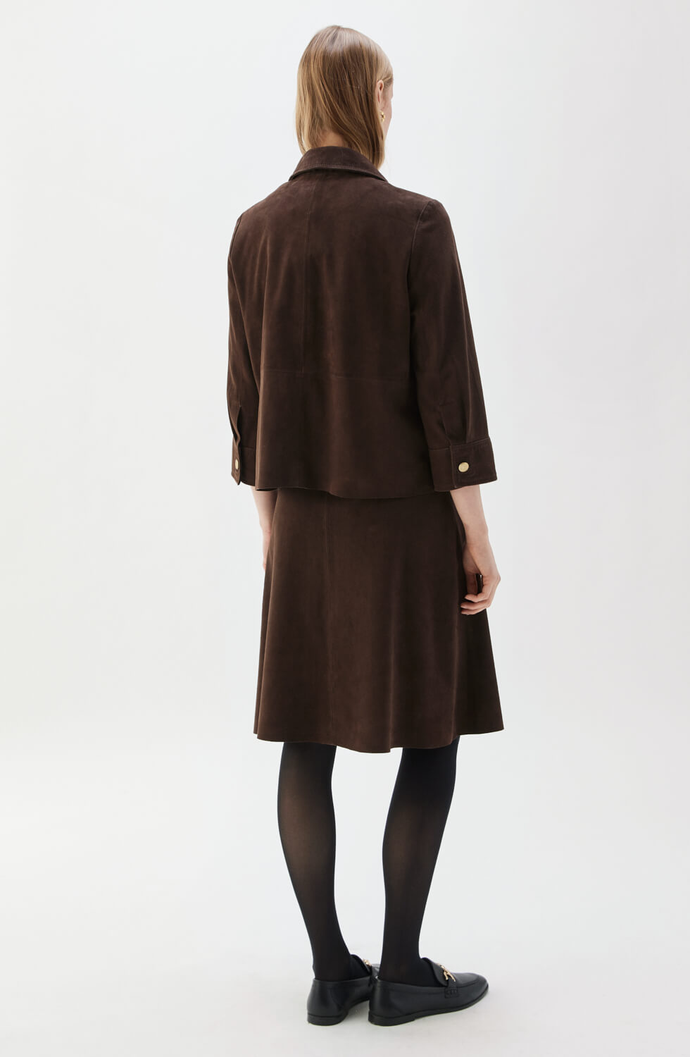 Miller Suede Jacket Espresso