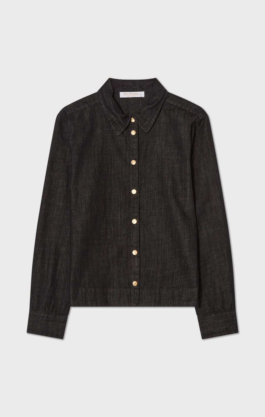 Poppy Shirt Black Denim