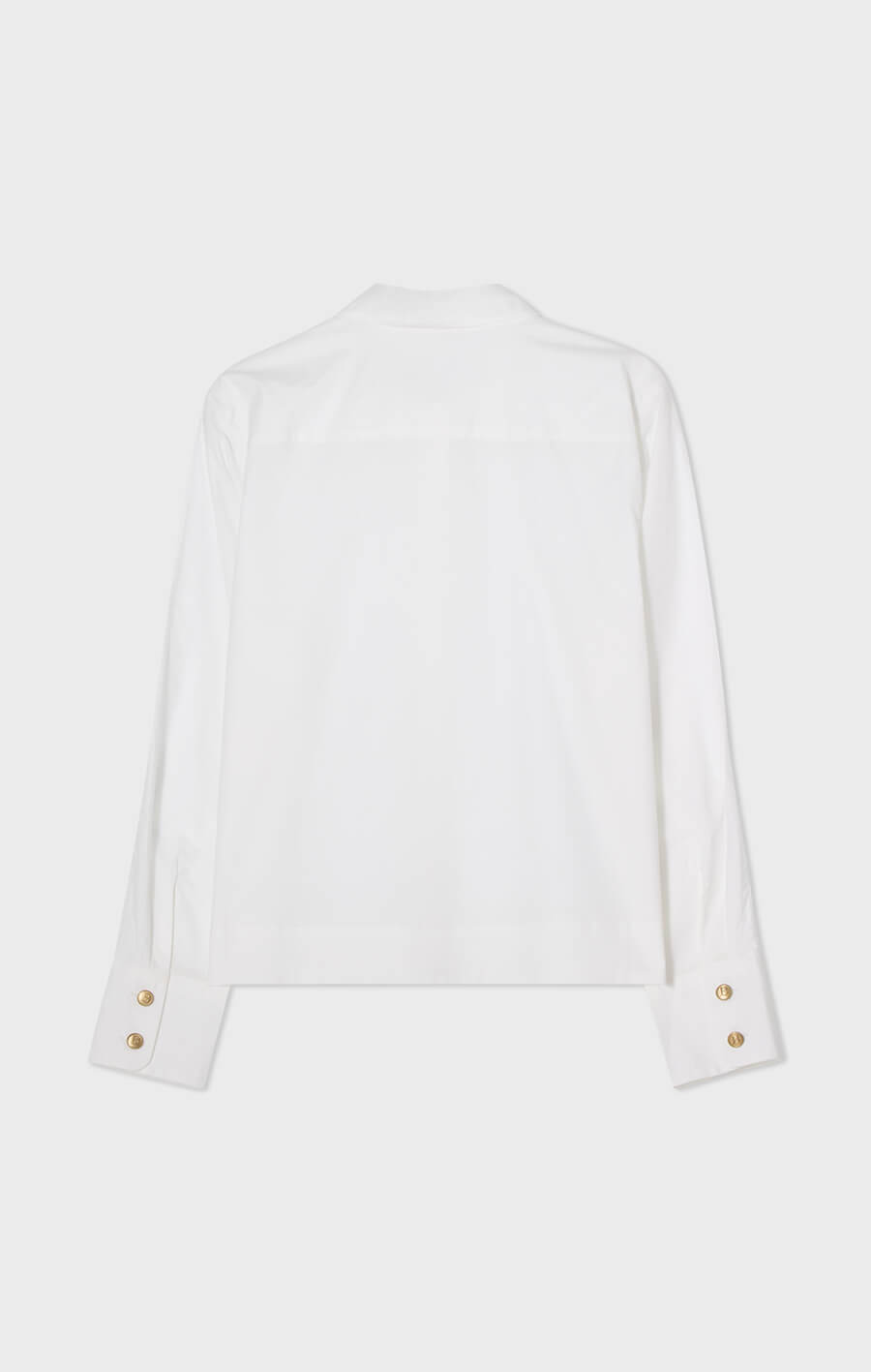Noomi Short Poplin Shirt White