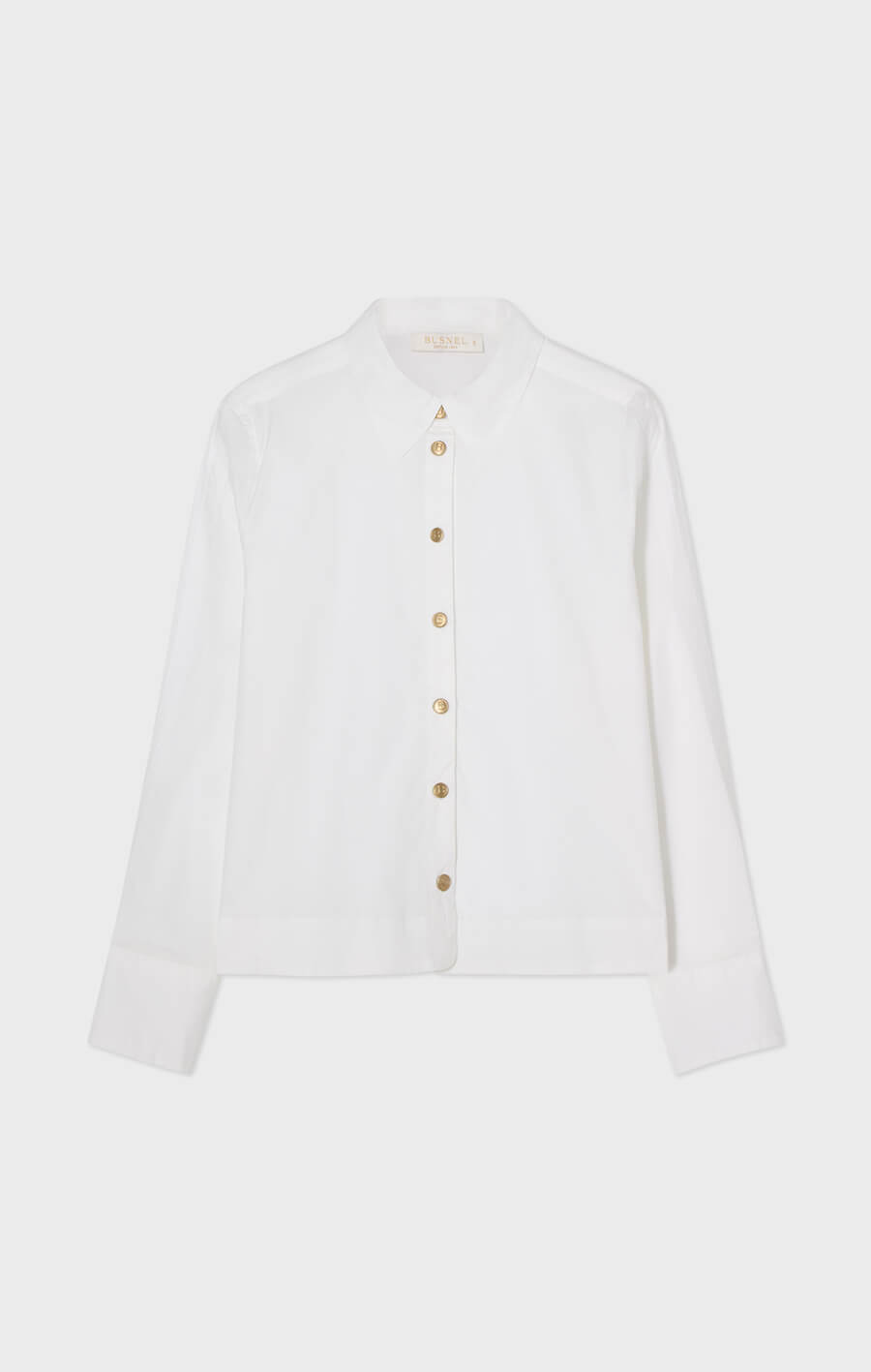 Noomi Short Poplin Shirt White
