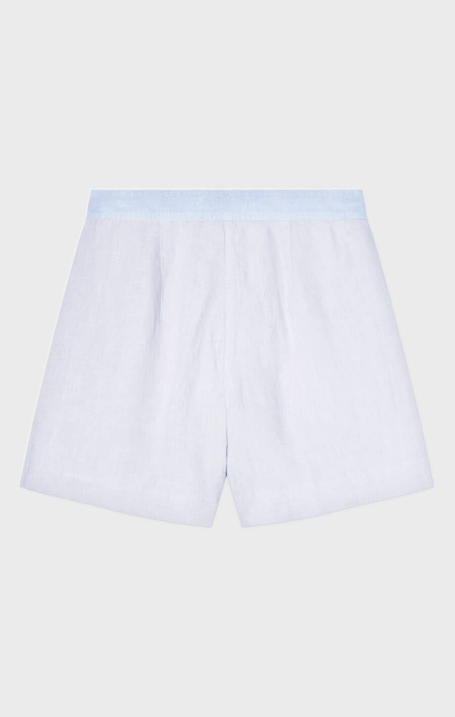 Pixie Linneshorts Ljus Blå