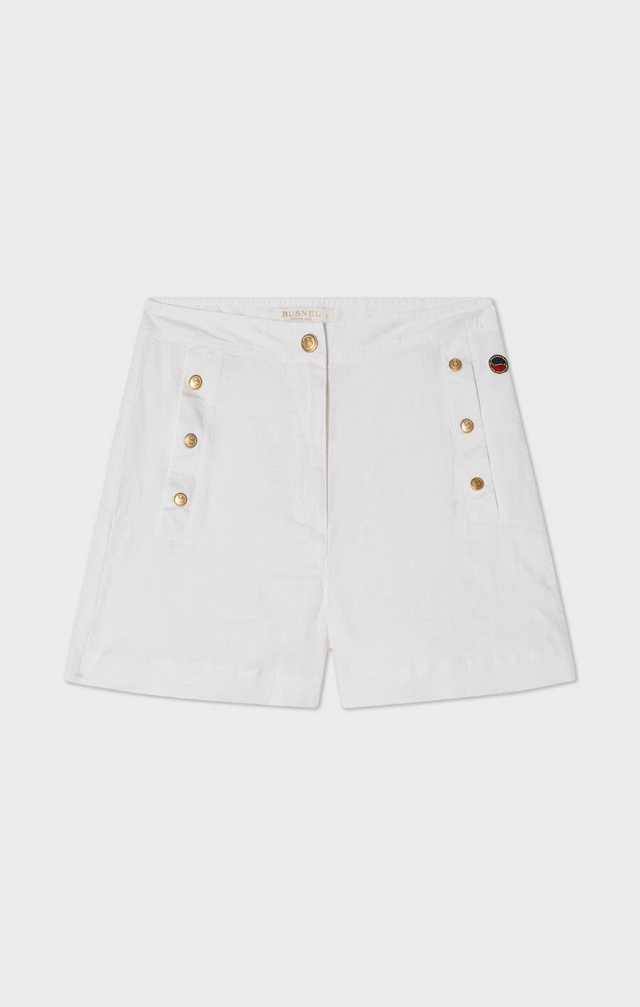 Pixie Linen Shorts White
