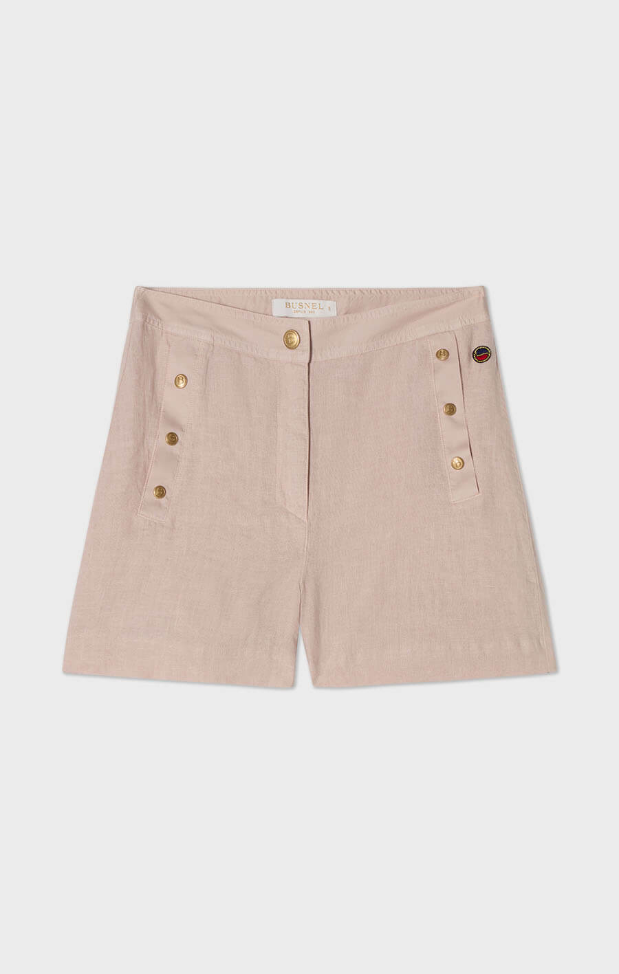 Pixie Linen Shorts Light Rose