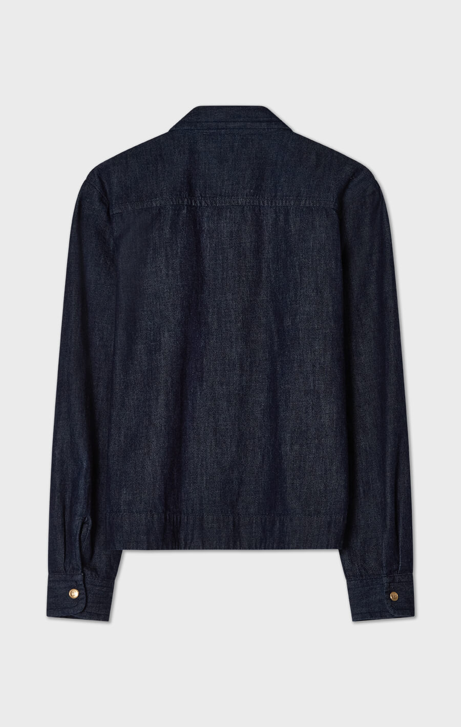 Poppy jeansskjorta mörkblå denim