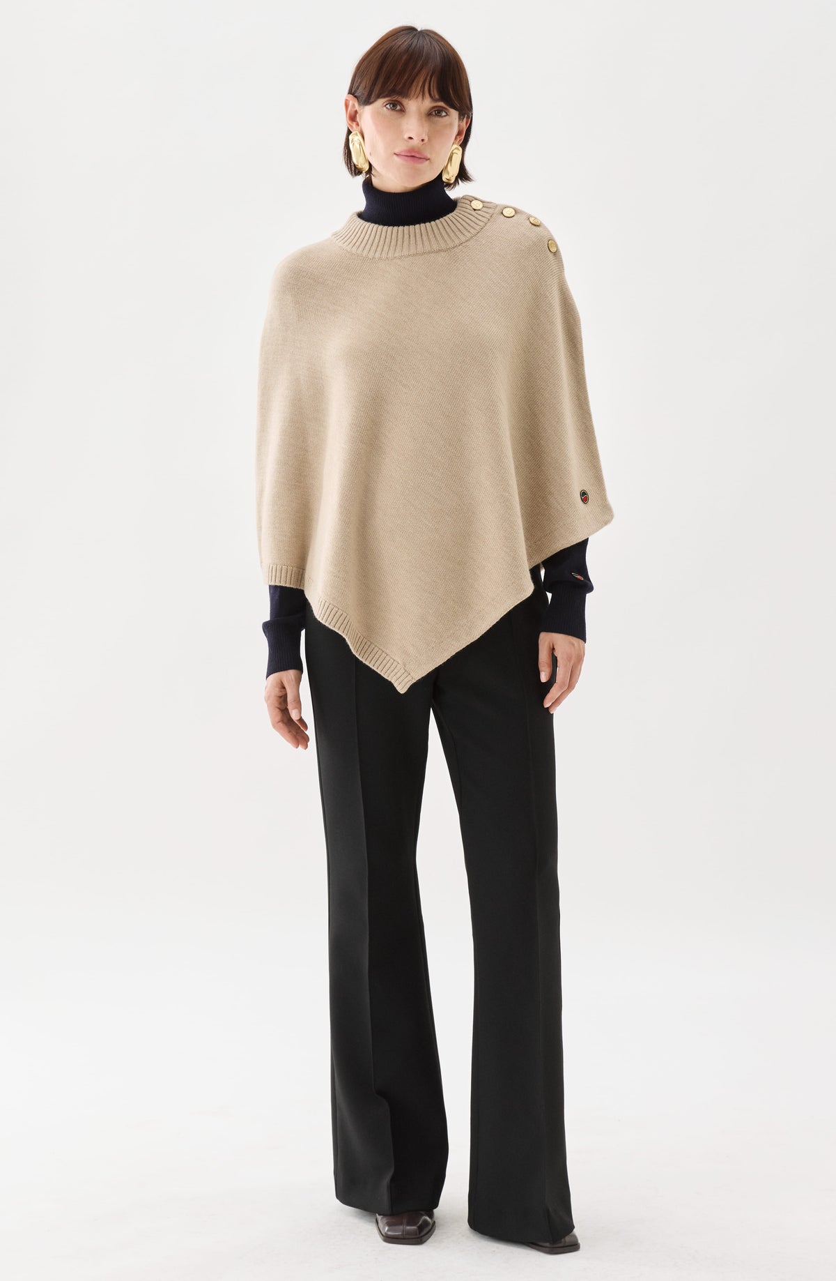 Randy poncho beige