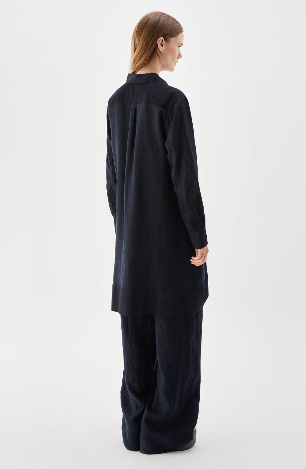 Raven Linen Dress Marine
