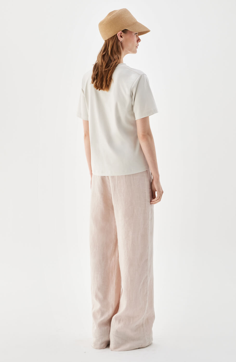 Tessa Cotton T-shirt Silver Birch