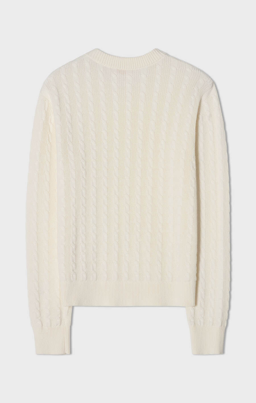 Tory Cable Knit Sweater Ecru