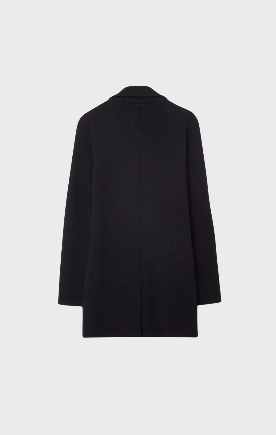 Victoria Knitted Wool Jacket Black